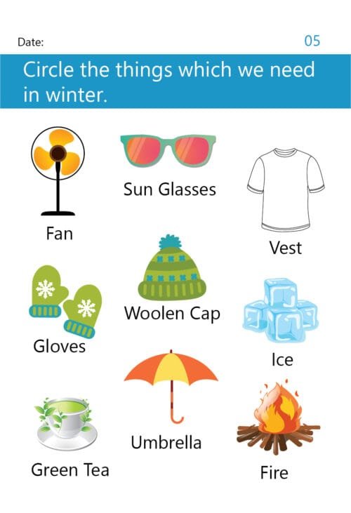 Seasons - Basic Vocabulary Builder - Image 5