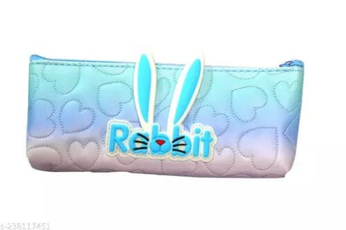 New Rabbit Theme Pencil Pouch For School Kids